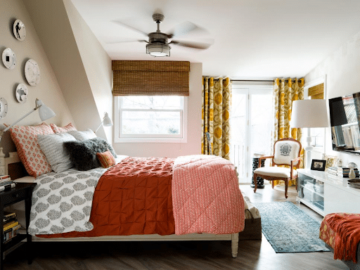 classic colour bedroom
