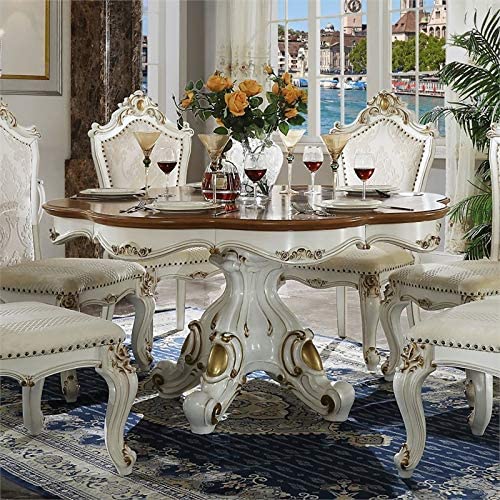 Picardy Dining Table – Antique Pearl