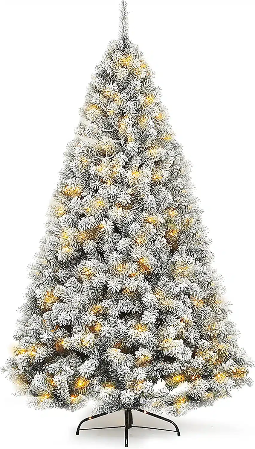 JOIEDOMI 6ft Pre-Lit Artificial Christmas Tree