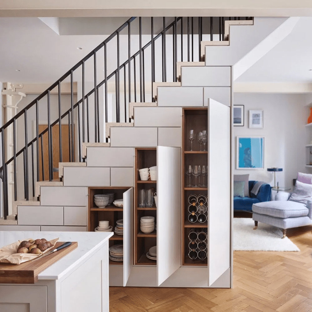 Stair with storage