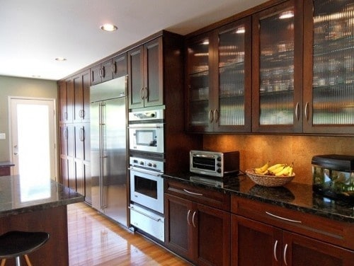 Glass Cabinetry with Glass Fronts