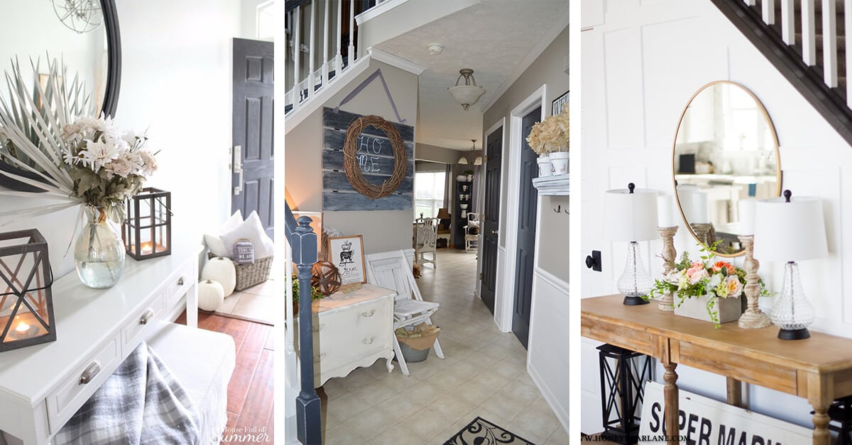 Elegantly Stylish: 17 Modern Farmhouse Entryway Decor Ideas