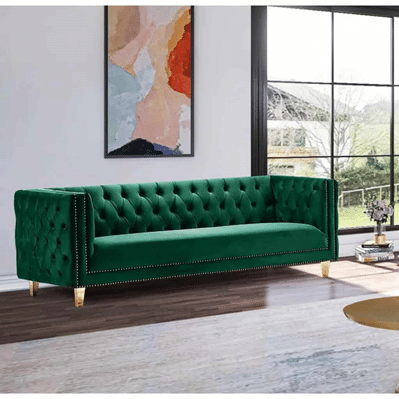 Square-arm Stylish Sofa