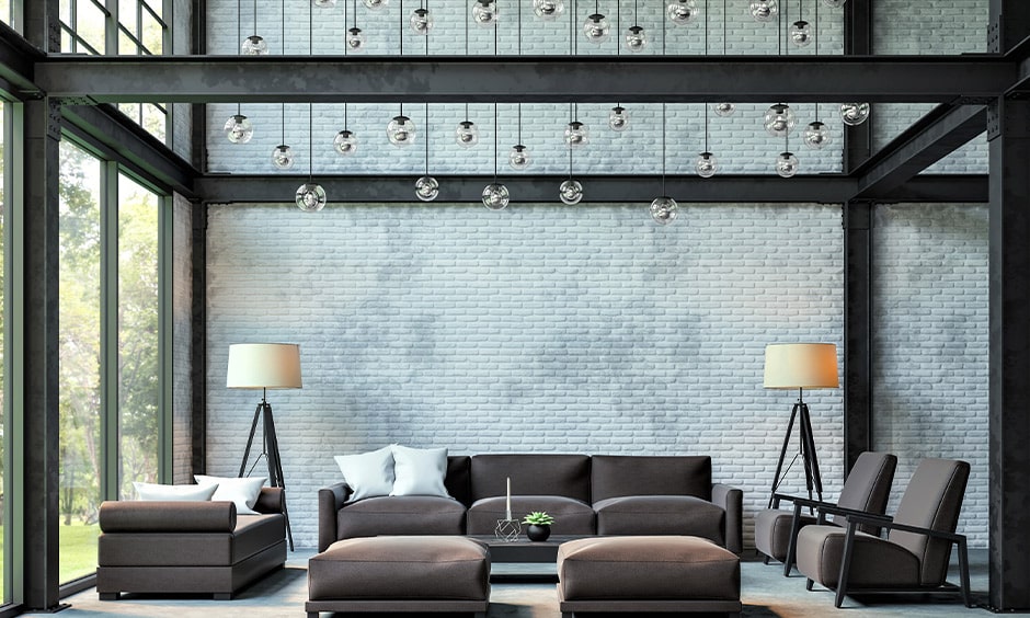 Scandinavian living room interior design