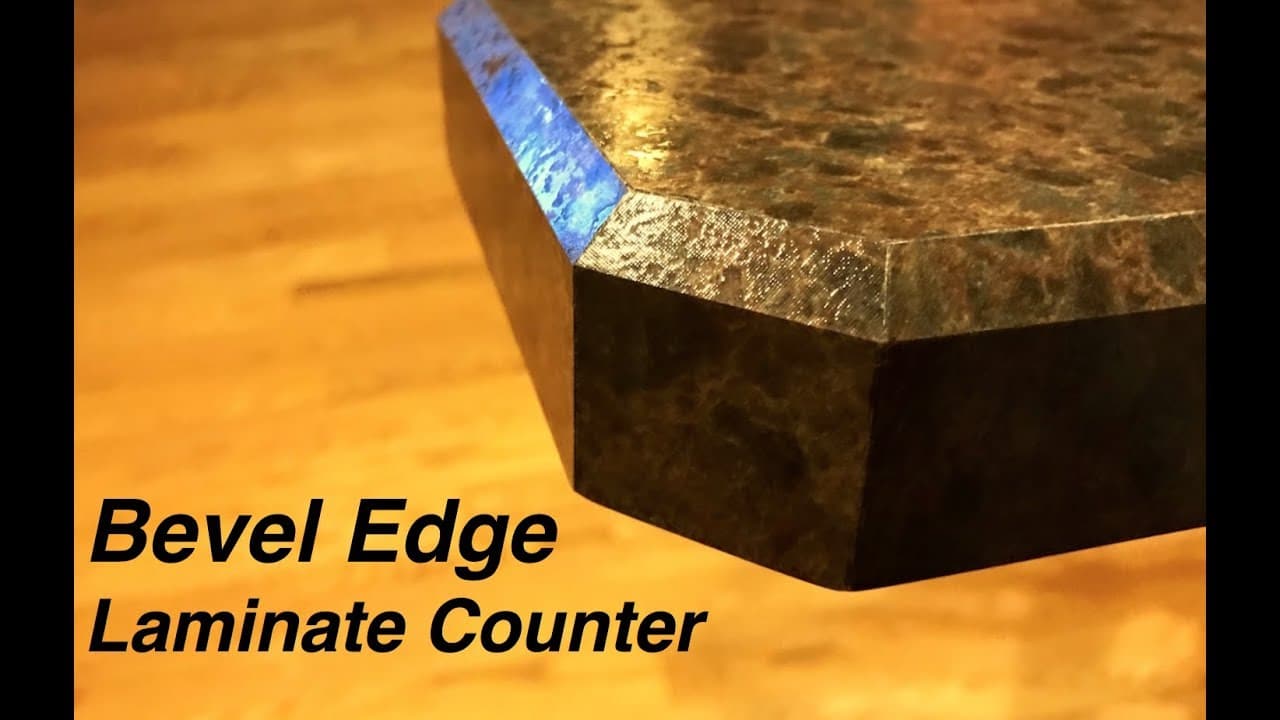 beveled counter top edge