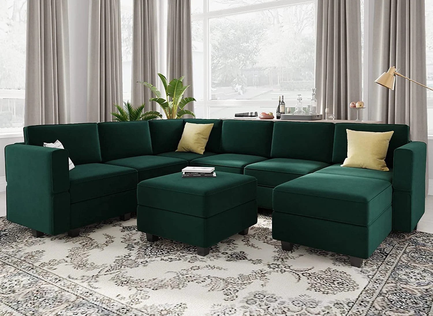 Belffin Giant U-Shaped Sectional Sofa
