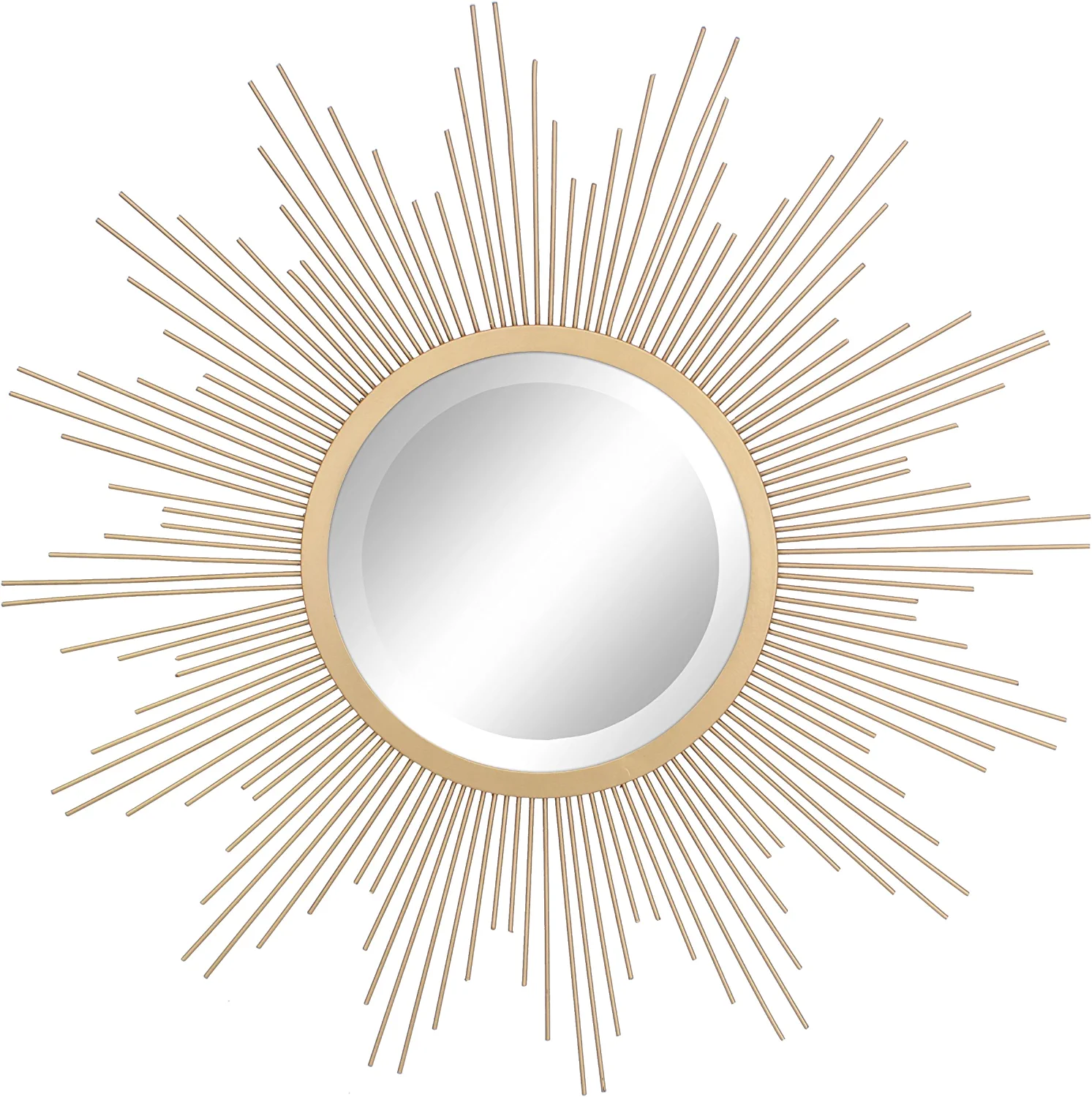 Stonebriar Decorative Gold Starburst Mirror