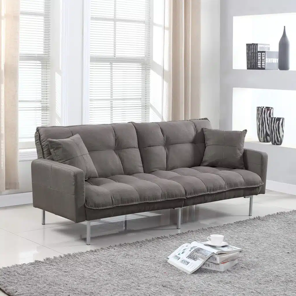 Divano Roma Furniture Modern Tufted Sofa