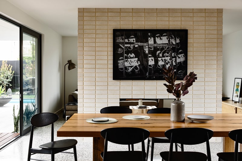 Add Art to Your Wall mid century modern dining room