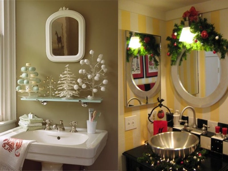 17 Christmas Theme Bathroom Decor Ideas