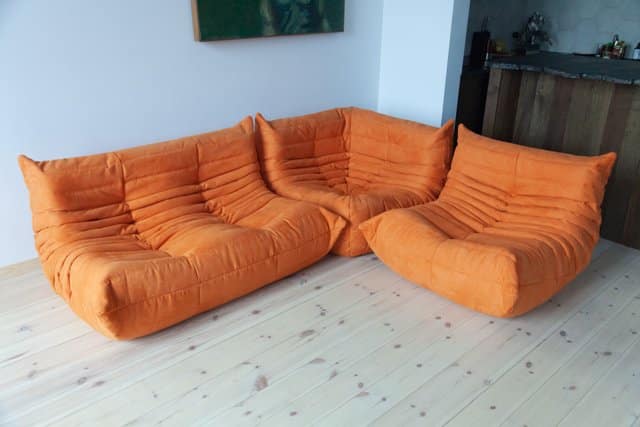 Burnt Orange Togo Sofa