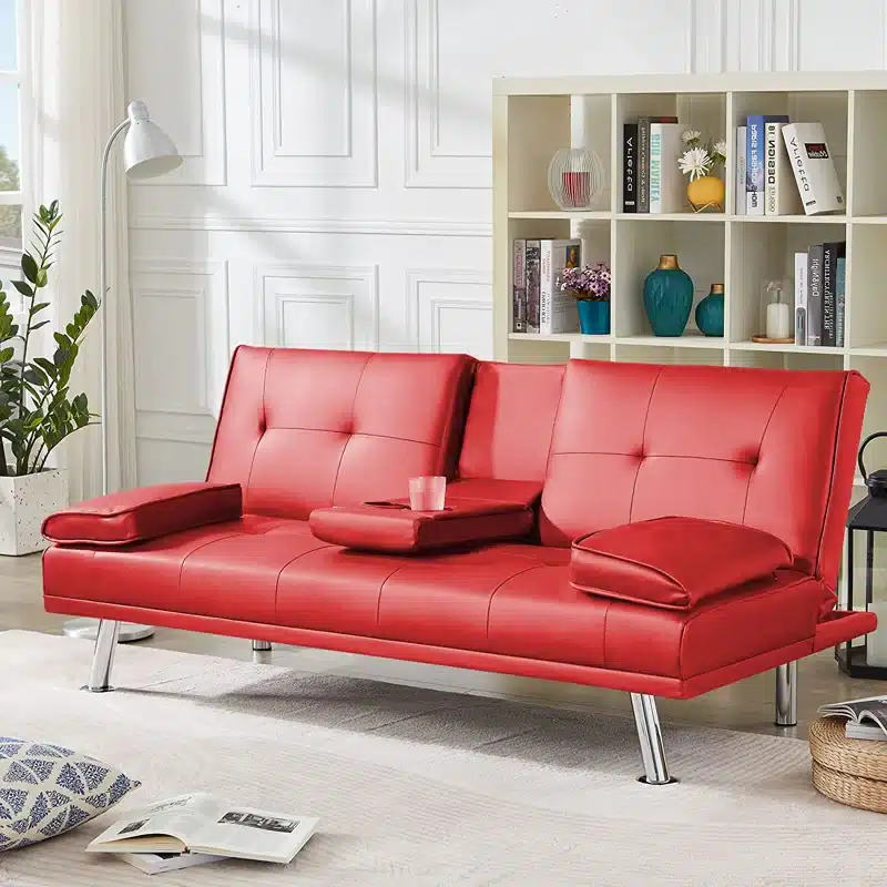 Eyman Vegan Leather Sofa
