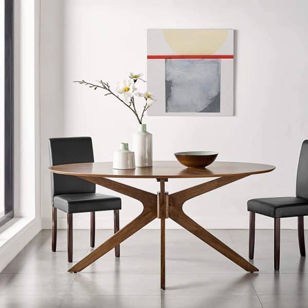 Get an Oval Dining Table mid century modern dining room