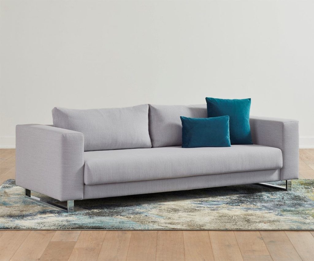 Gray Convertible Sofa