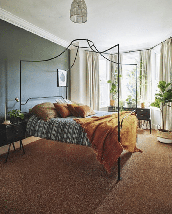 Green Bedroom Ideas and Featured Wall