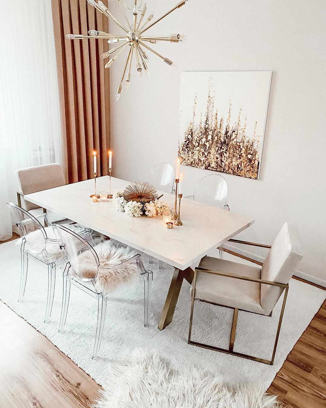 Keep It Clean & Simple mid century modern dining room