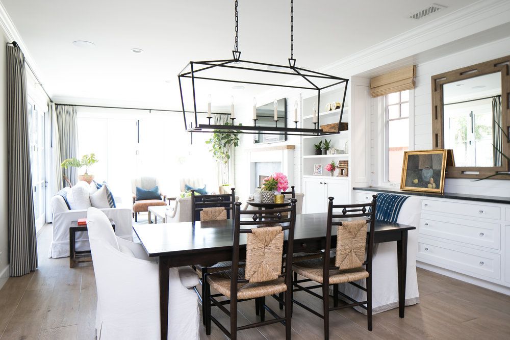 Make a Statement With Your Lighting mid century modern dining room