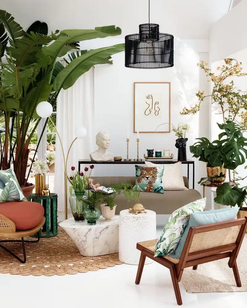 15 Ideas to Give your Home a Tropical Makeover - A House in the Hills