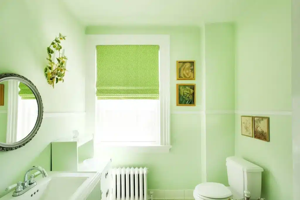 Mint Green Bathroom 