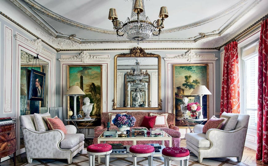 Parisian Living Rooms Are the Most Luxurious