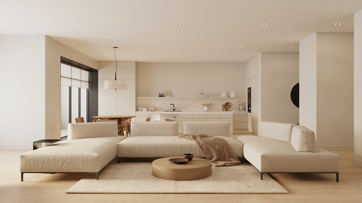 11 Modern Beige Sofas for Living Room Decoration