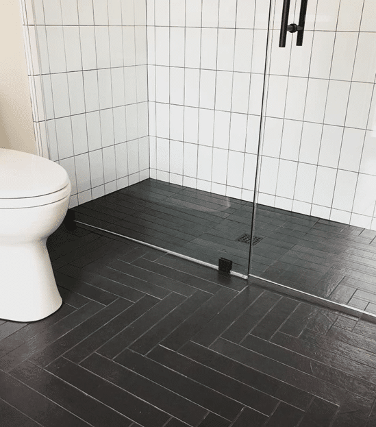 Slender Floor Tiles bathroom