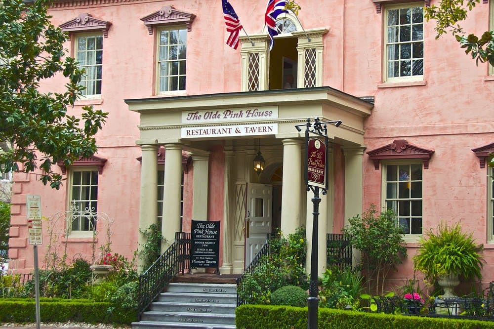Savannah's Iconic Old Pink House