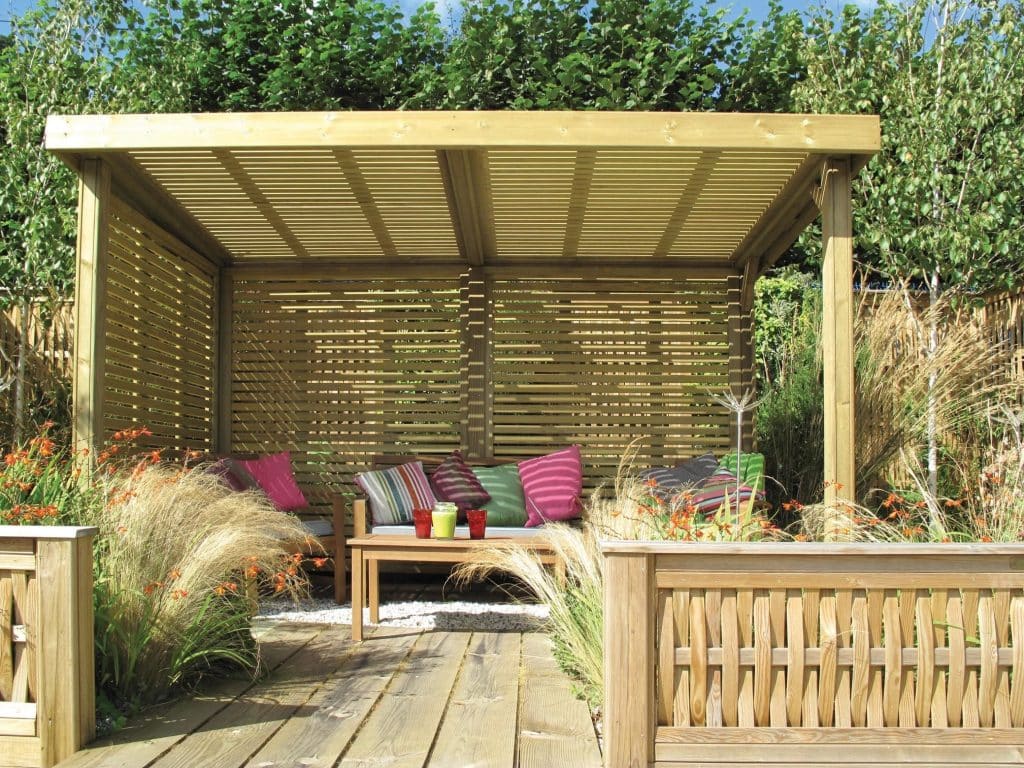 Chic and Eclectic Style Pergola