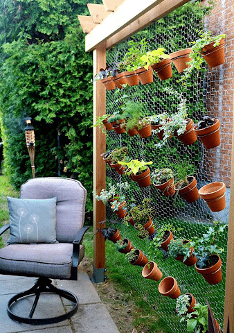 Create an Airy Garden Backdrop with Simple Chicken Wire