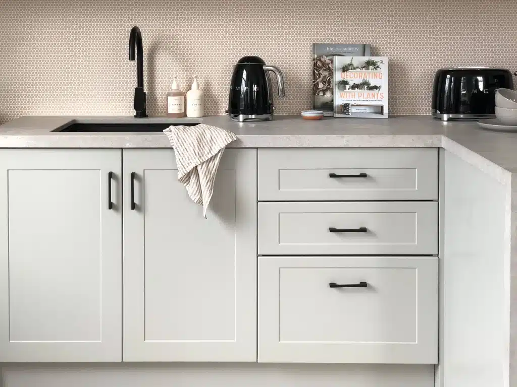 For Handles on Base Cabinets