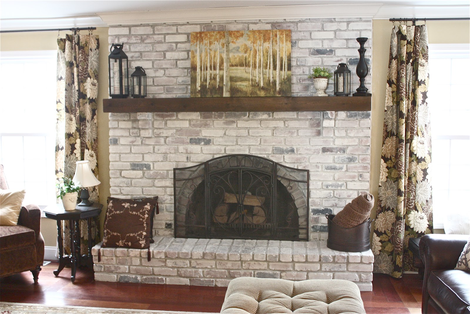 A Guide to Whitewashing Brick Fireplaces in Easy Steps