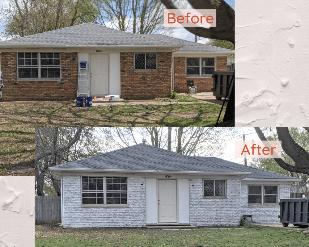 20 Limewash Brick House (with Before and After Photos)