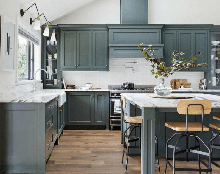 Why Choose Green Paint for The Kitchen Cabinet