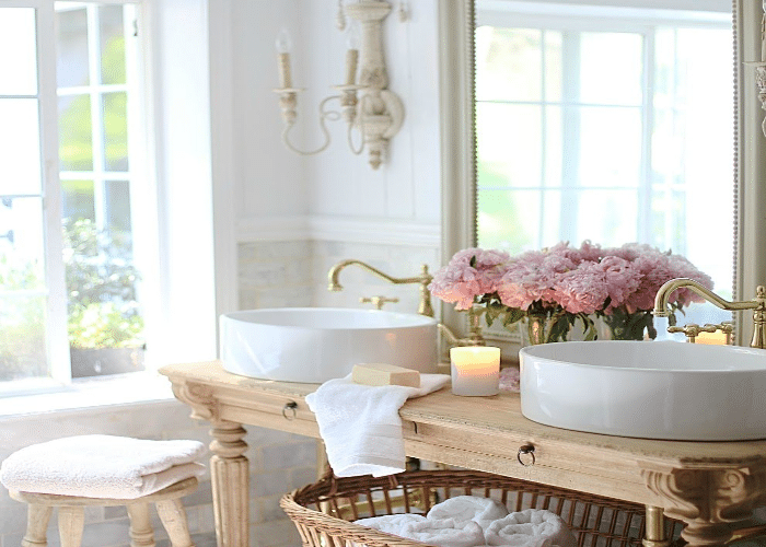 French Country Bathroom Architecture and Design