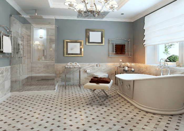 French Country Bathroom Style Pattern