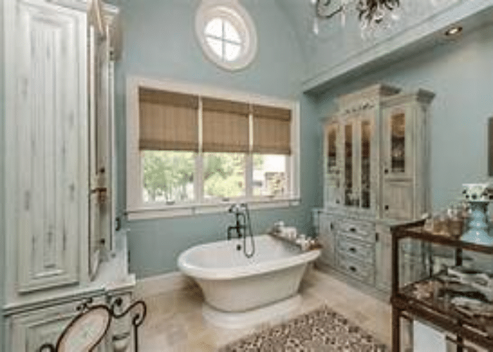 What is a French country bathroom style