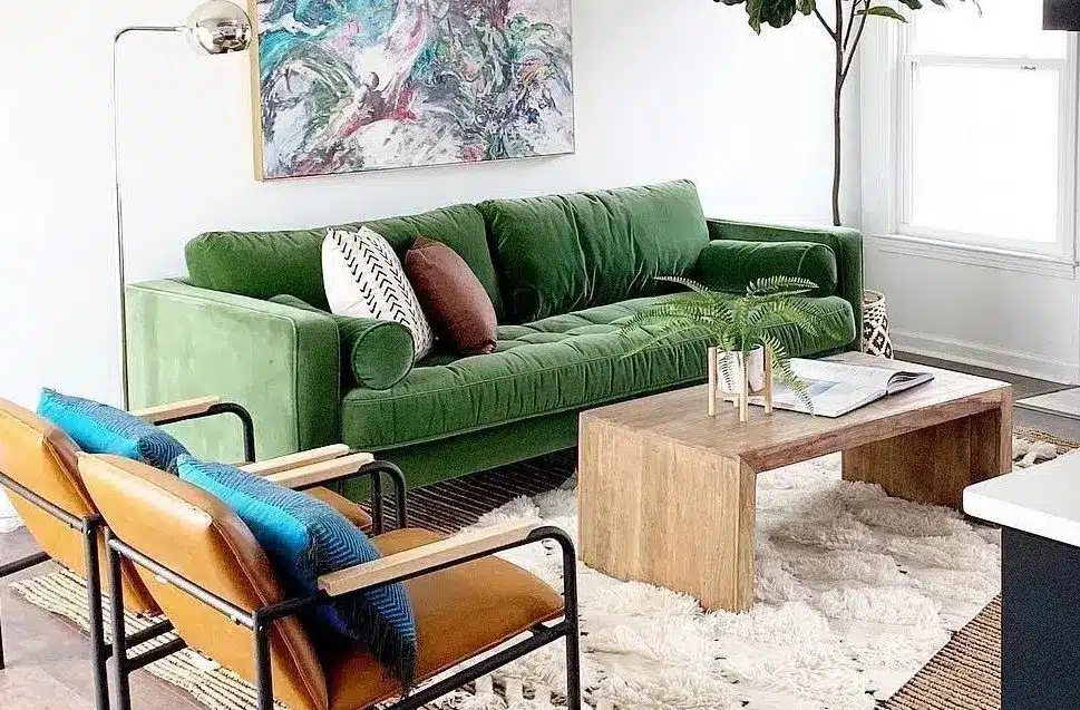 5 Green Velvet Couches That Are Perfect for Today’s Design Trends