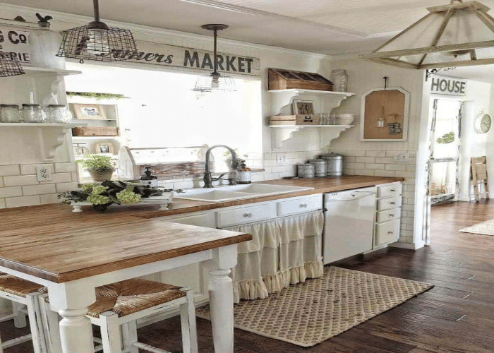 How To Create a Farmhouse Kitchen on a Budget? - A House in the Hills