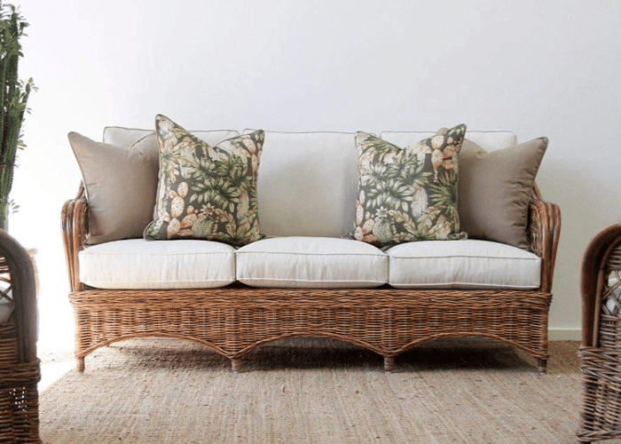 Beautify Coastal Interiors With Wicker Sofa
