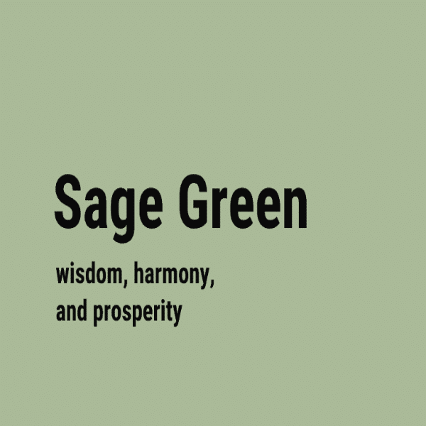 Green vs. Shades Of Sage Green