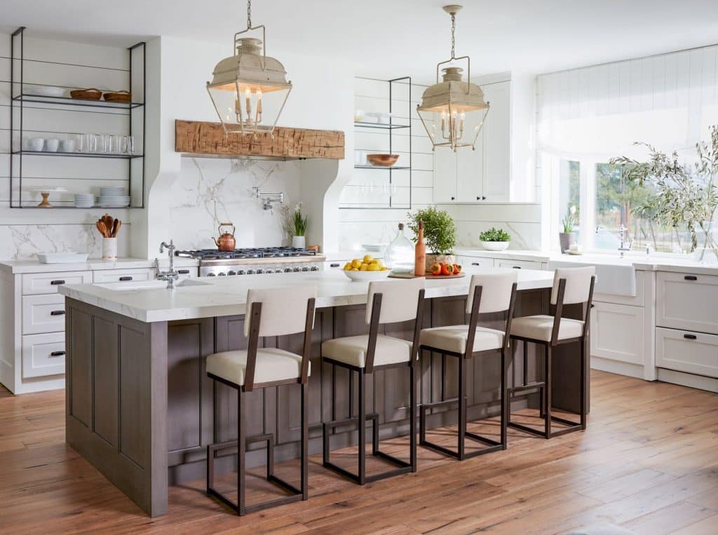 How to Choose Chairs & Stools for Your Farmhouse Kitchen How to a Choose Kitchen Island with Seating for Your Space