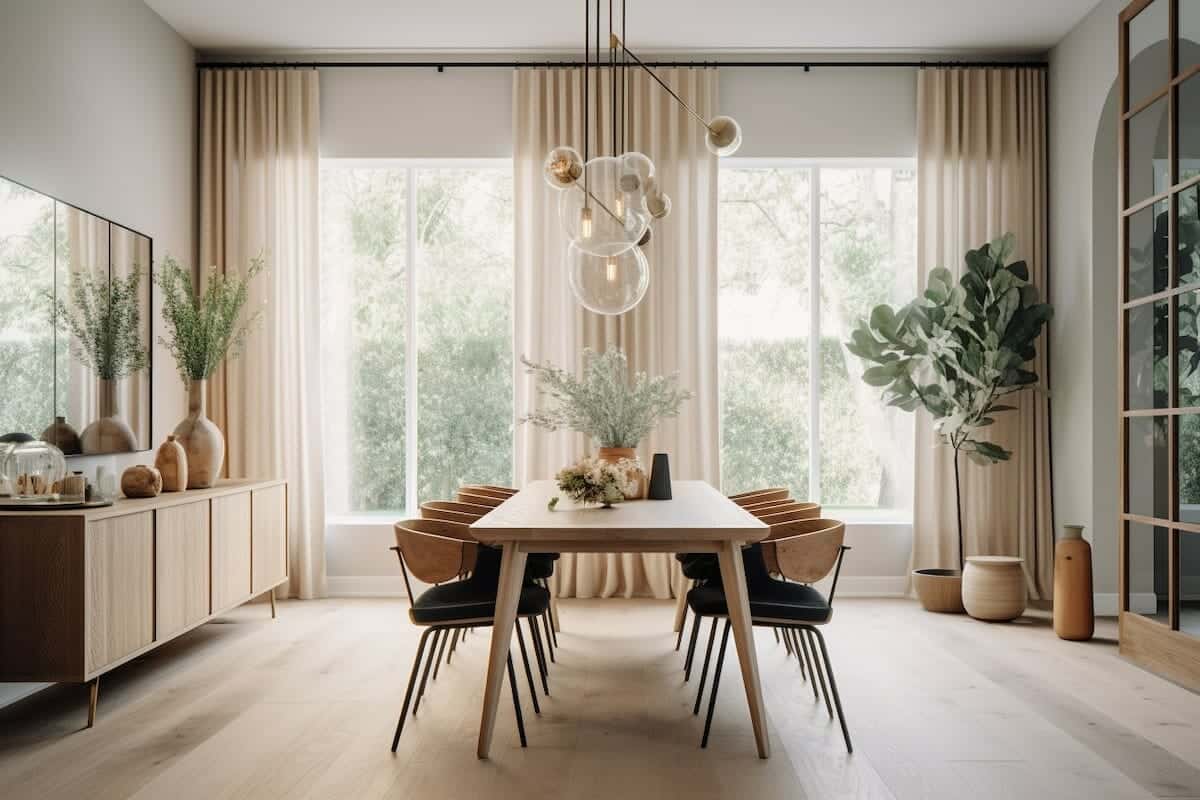 What Are the Key Features of a Scandinavian Dining Room Design?