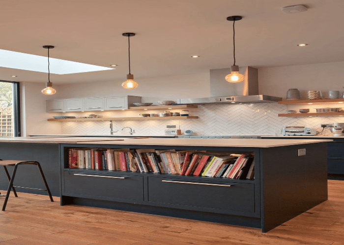 A Kitchen Island that Provides You with Storage