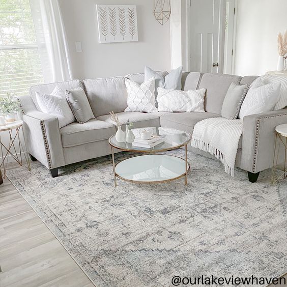 How to Match a Light Gray Couch with a Rug