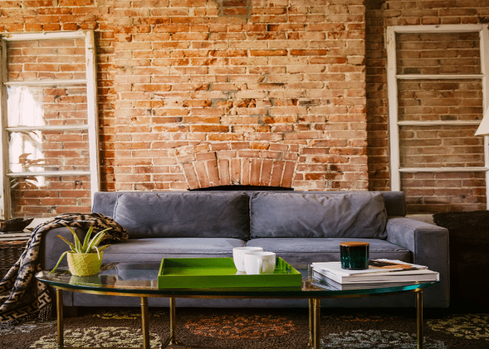 Include an Accent Wall with Exposed Bricks
