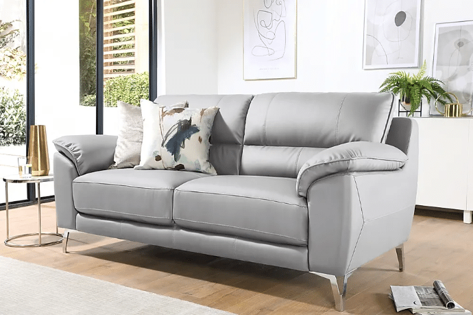 Light Gray Leather Couches