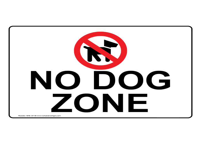 Make a No Pet Zone