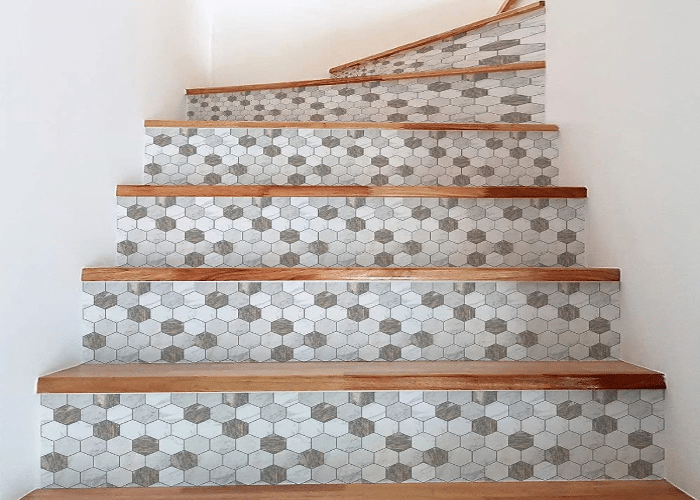 Peel and Stick Contact Paper Stair Sticker