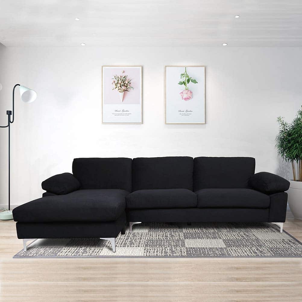 What Are the Best Brands for Black Couches for Living Rooms?