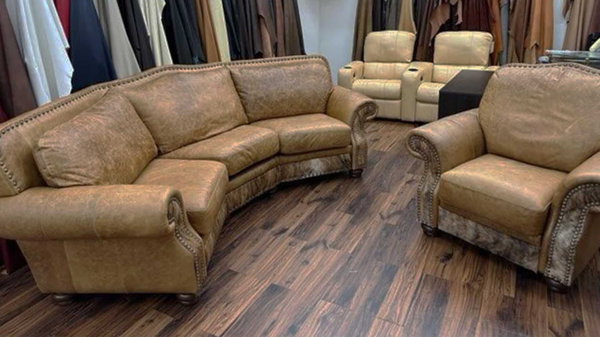 What Is the Average Price of a Farmhouse Leather Sectional?